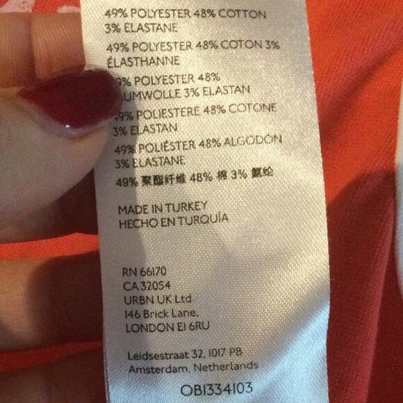 Anthropologie Maeve Womens Amalfi Coastal Sleeveless Tank Top Size Large Orange - Picture 12 of 13